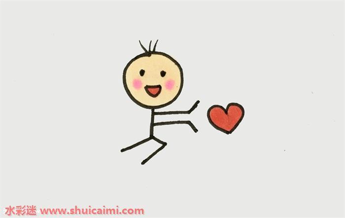 火柴人怎么画 火柴人简笔画简单易画