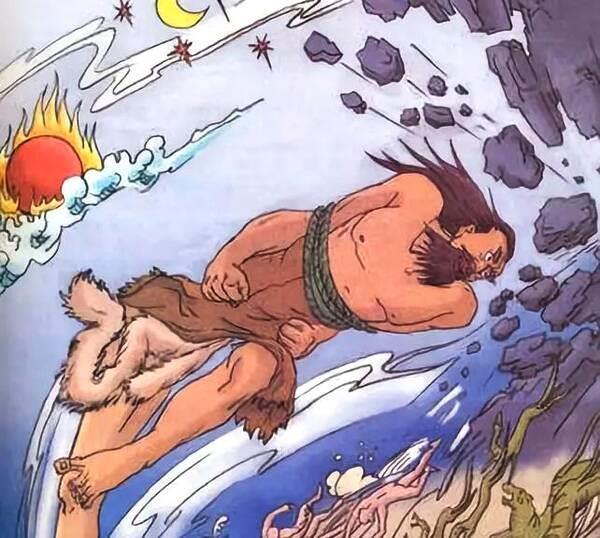 水神共工简笔画 水神共工简笔画教程