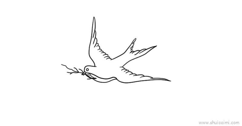 燕子儿童画怎么画 燕子简笔画简单又好看