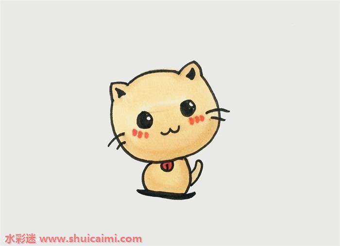 可爱小猫咪怎么画 可爱小猫咪简笔画漂亮彩色