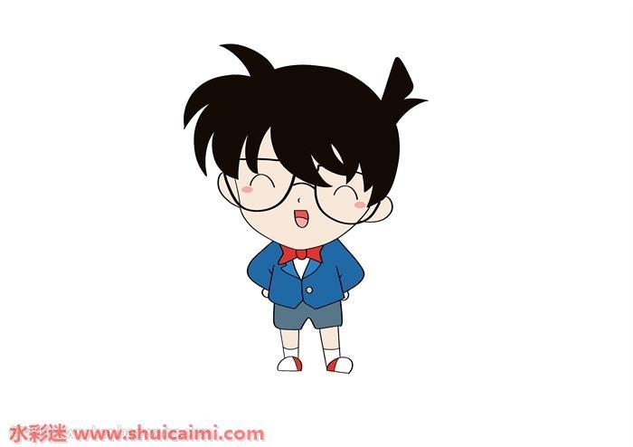 柯南怎么画 柯南简笔画简单