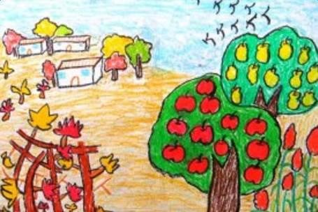 秋天的简笔画 秋天的简笔画幼儿园