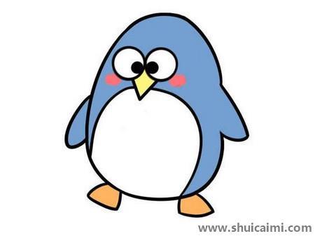 小企鹅可爱儿童简笔画图片大全