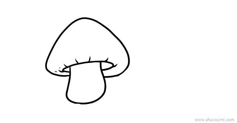 蘑菇儿童画怎么画 蘑菇简笔画步骤