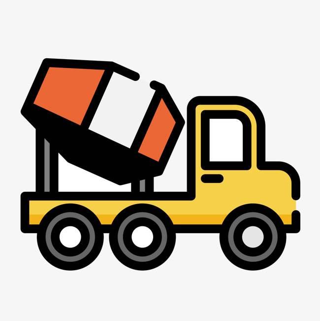 搅拌车简笔画图片大全 搅拌车简笔画图片大全幼儿