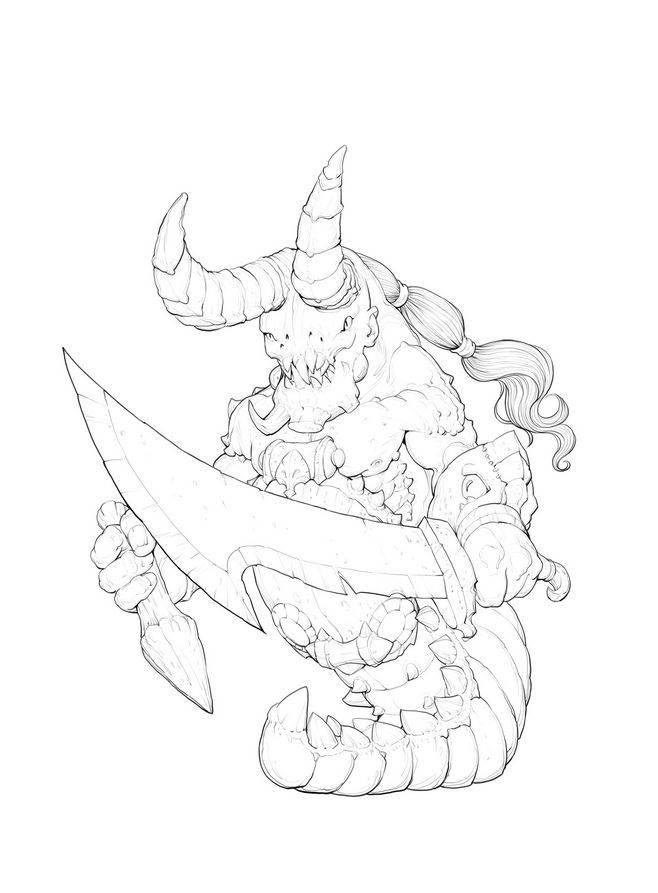 怪兽简笔画 怪兽简笔画图片大全