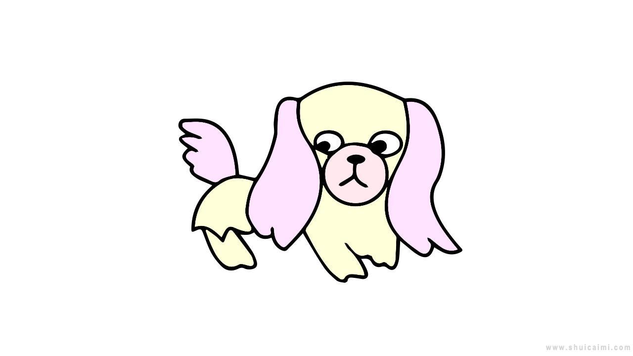 哈巴狗简笔画怎么画 哈巴狗简笔画简单