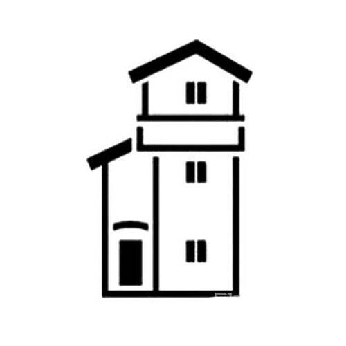 楼房简笔画 楼房简笔画图片大全