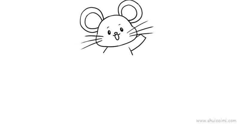 老鼠儿童画怎么画 老鼠简笔画简单又好看