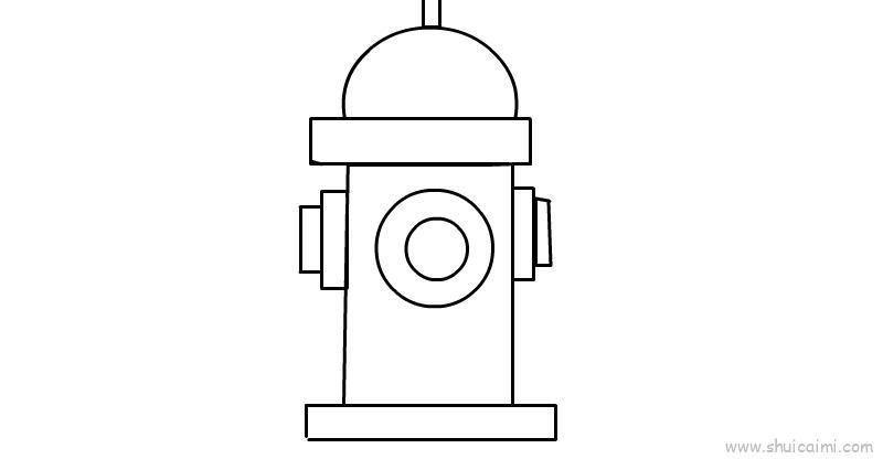 消火栓儿童画怎么画 消火栓简笔画简单