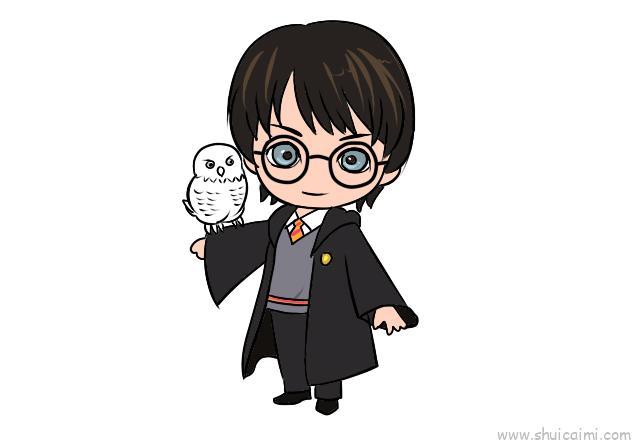 哈利波特儿童画怎么画 哈利波特简笔画简单又好看