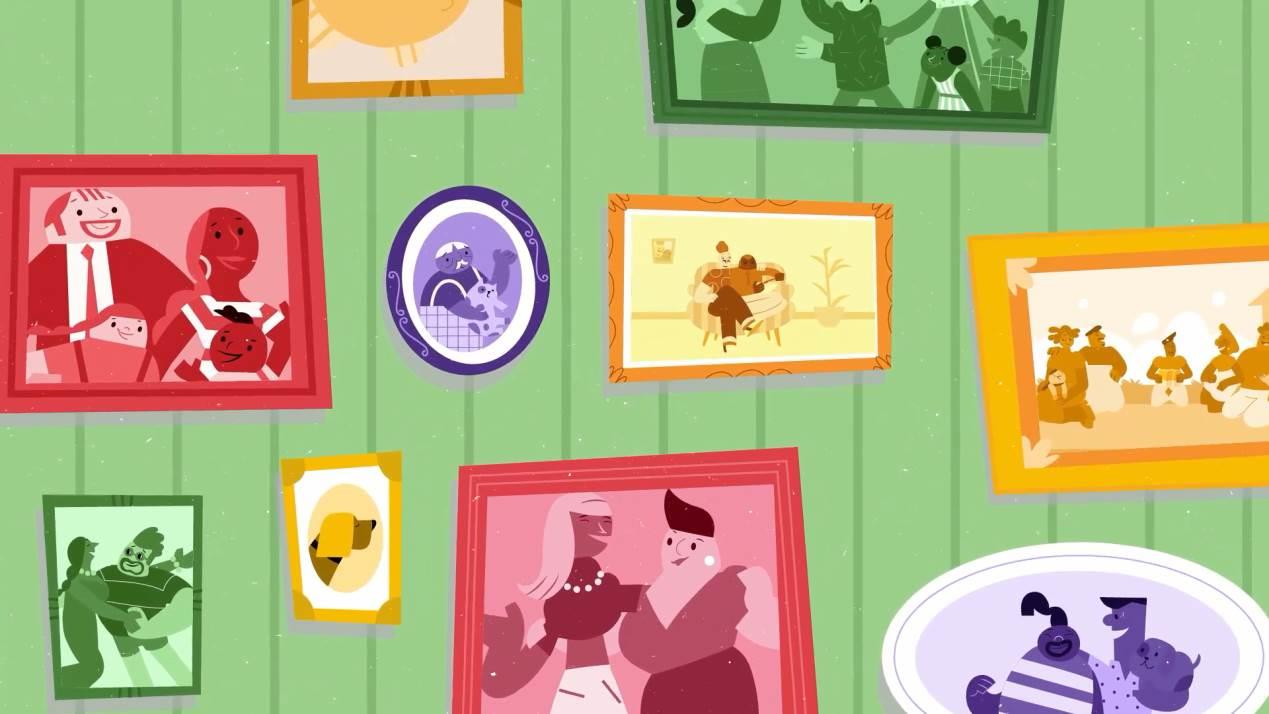 家庭简笔画 家庭简笔画一家四口