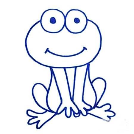 青蛙的简笔画图片大全 简笔画画青蛙图片