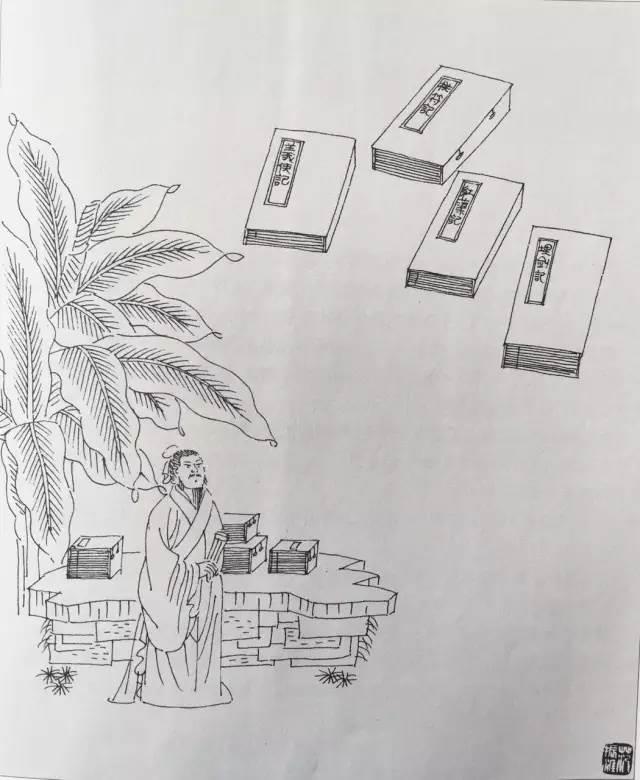 兰亭集序图片简笔画 兰亭集序图片简笔画高清