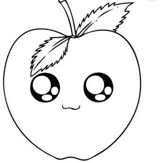 苹果图片简笔画 苹果图片简笔画儿童画