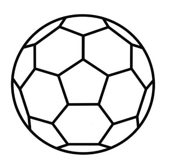 足球简笔画 足球简笔画图片