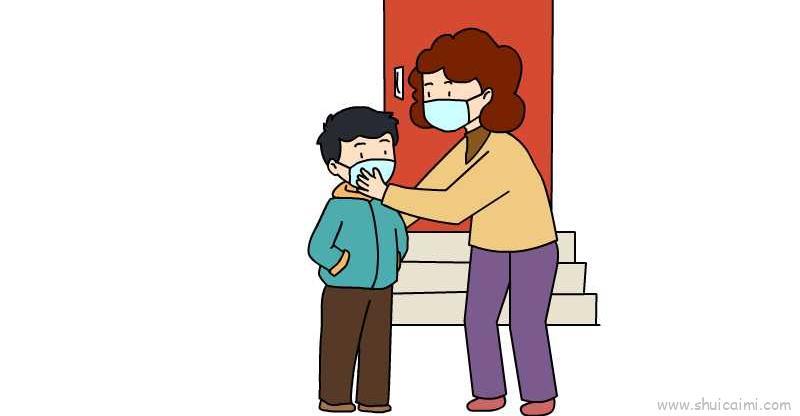 预防新型冠状病毒儿童画怎么画 预防新型冠状病毒简笔画图片大全