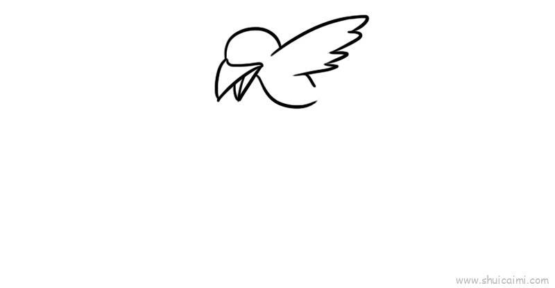 乌鸦喝水儿童画怎么画 乌鸦喝水简笔画简单