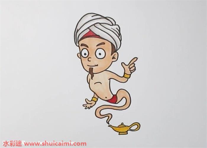 阿拉丁神灯怎么画 阿拉丁神灯简笔画简单易画