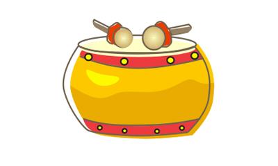 鼓的简笔画怎么画 鼓的简笔画图片