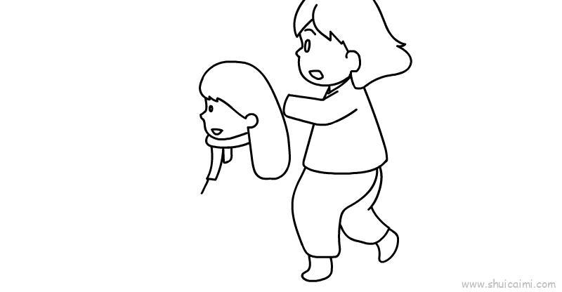 全国助残日教程儿童画怎么画 全国助残日教程简笔画简单