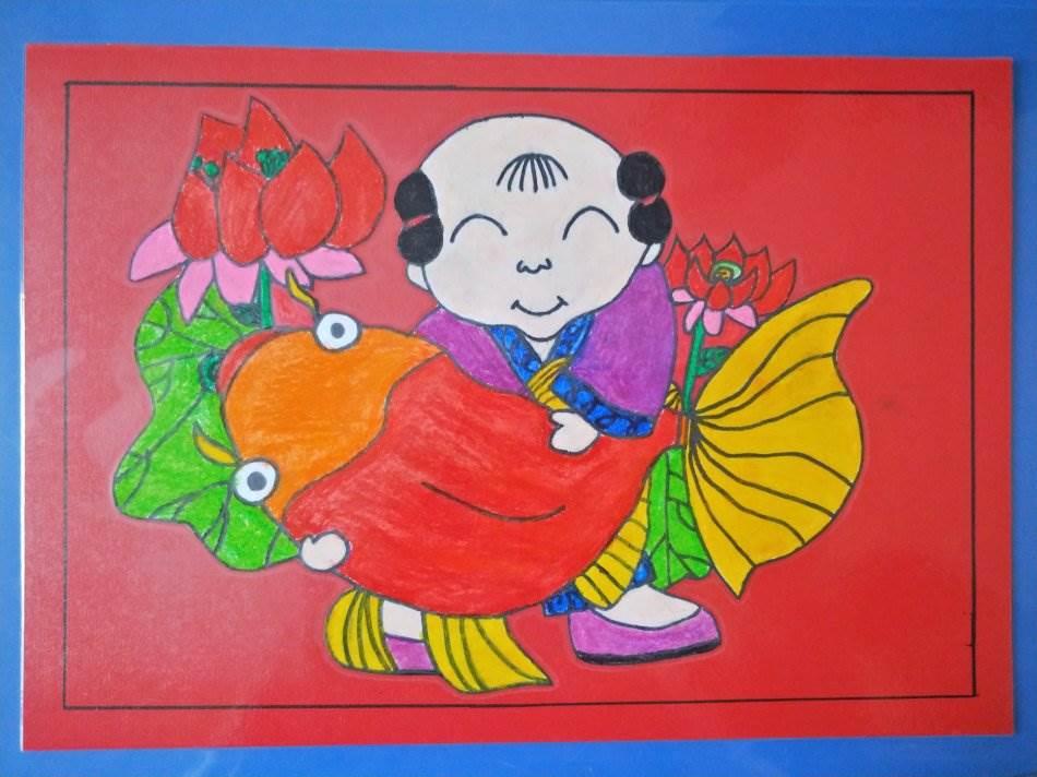 年画图片大全简笔画 年画图片大全简笔画年年有余