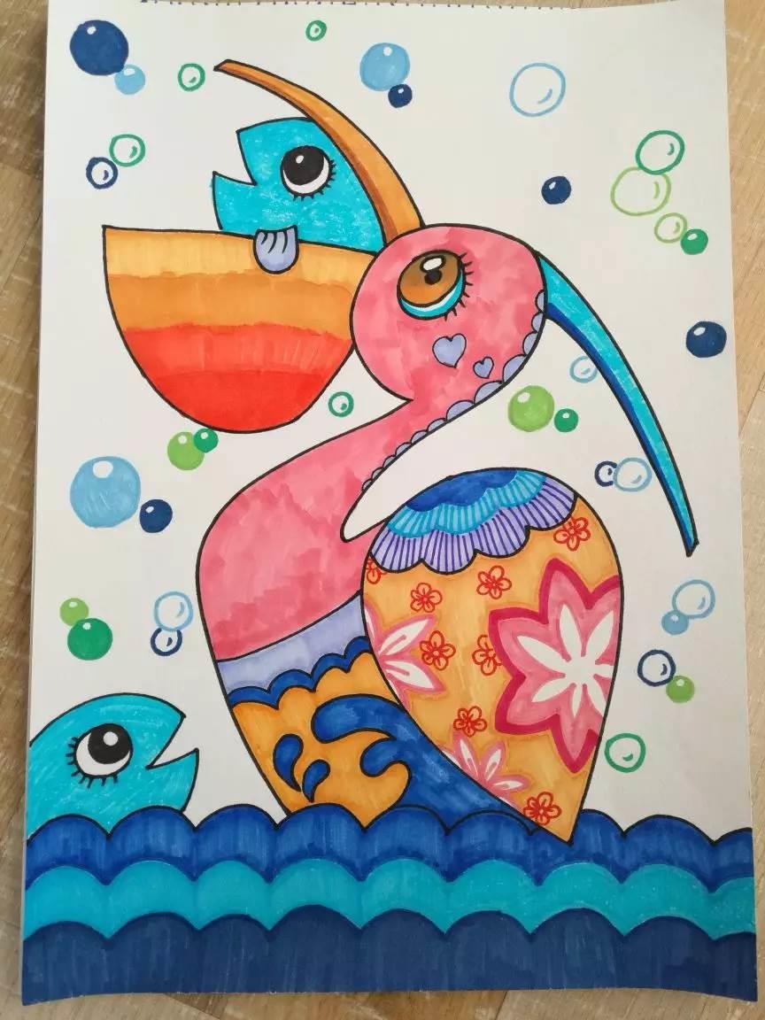 彩笔简笔画素材推荐 彩笔简笔画图案大全