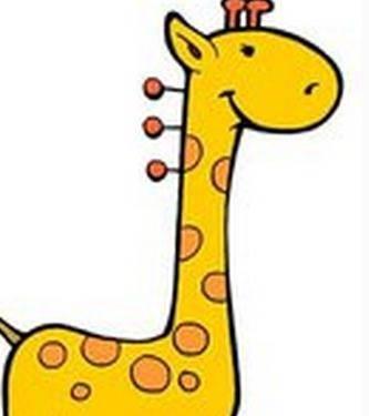 长颈鹿简笔画 长颈鹿简笔画彩色