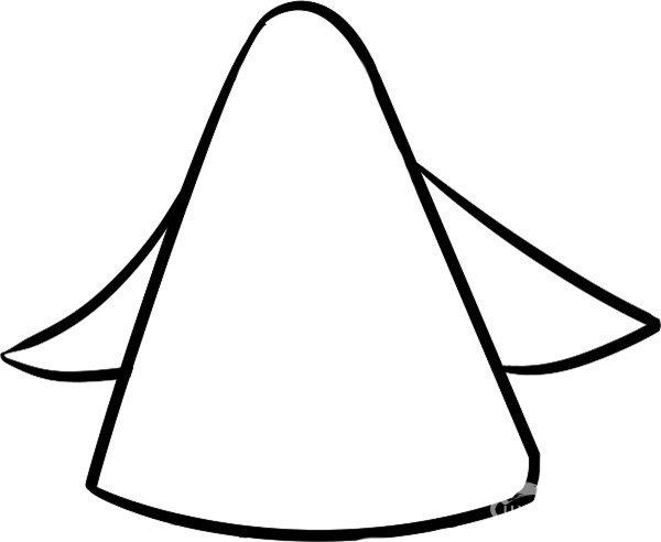 优雅的企鹅的简笔画怎么画 优雅的企鹅简笔画图片