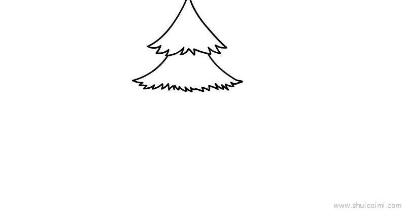 雪松儿童画怎么画 雪松简笔画图片大全