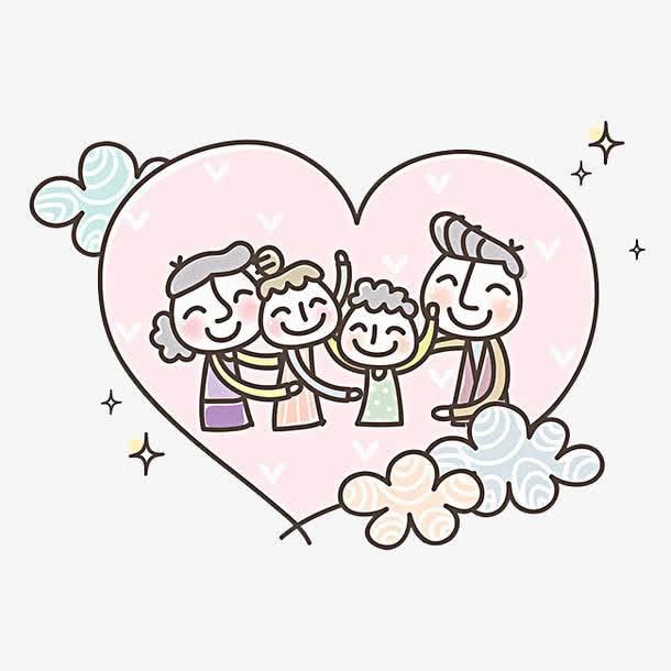 一家人简笔画 一家人简笔画三口人