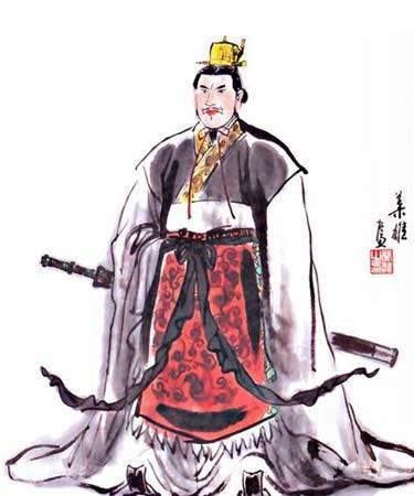 刘备简笔画 刘备简笔画彩色