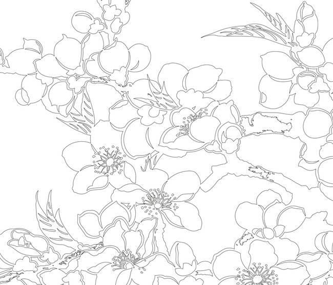 桃花简笔画 桃花简笔画简单又好看