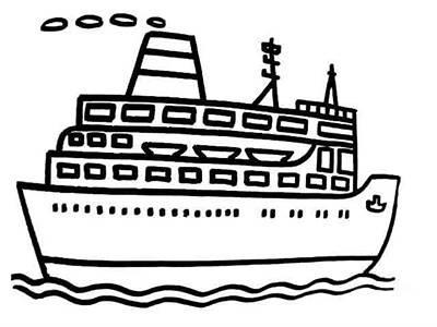 船简笔画 船简笔画儿童简笔画