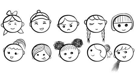 人头简笔画图片大全 人头简笔画图片大全人物