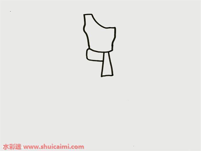 长裙子怎么画 长裙子简笔画画法