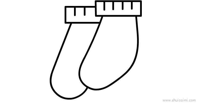 袜子，袜子儿童画怎么画 袜子，袜子简笔画画法