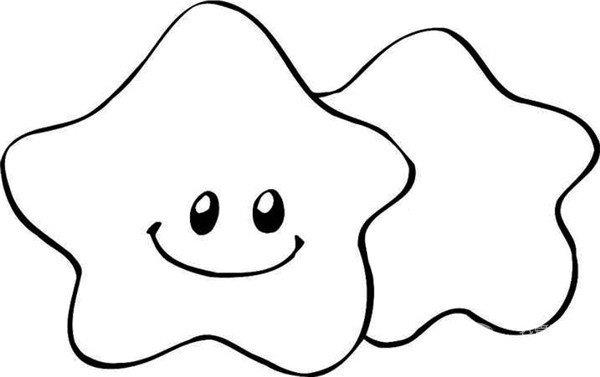 海星兄弟俩的简笔画怎么画 海星兄弟俩简笔画简单又好看