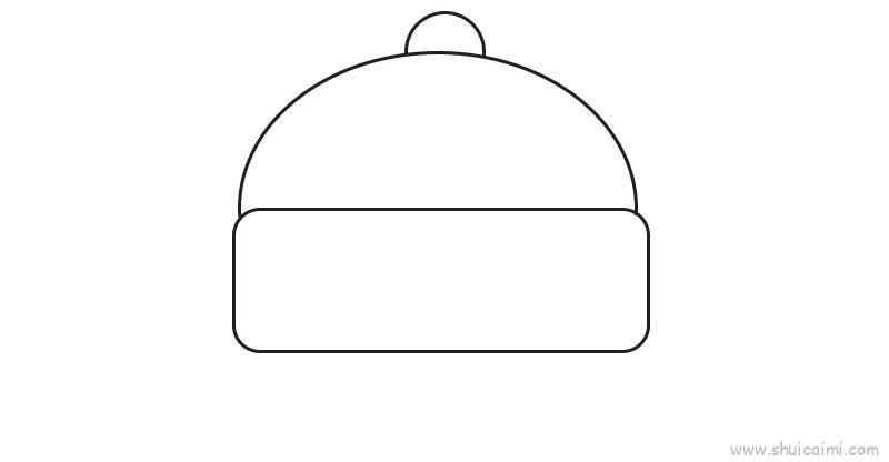 新年帽子儿童画怎么画 新年帽子简笔画顺序