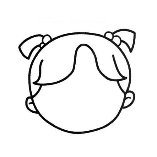 头简笔画 老虎头简笔画