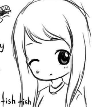 女孩简笔画 女孩简笔画扎马尾