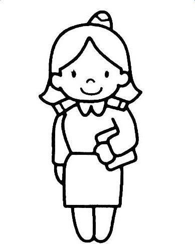 教师简笔画图片大全 讲课的老师简笔画怎么画