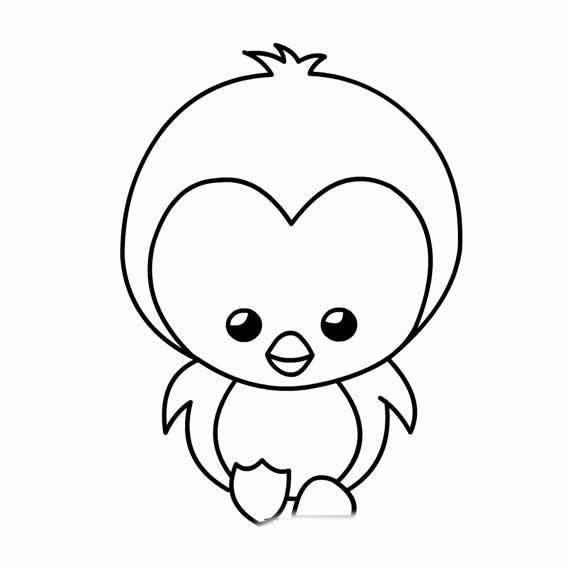 小企鹅简笔画图片大全 小企鹅简笔画图片大全彩色