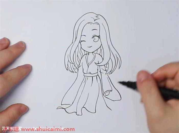 清瞳怎么画 清瞳简笔画画法