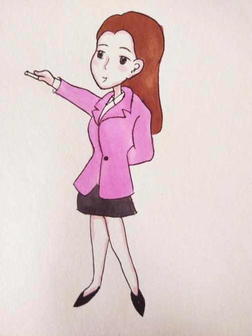 教师简笔画图片大全 讲课的老师简笔画怎么画