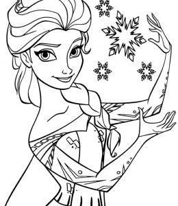 爱莎公主简笔画图片 爱莎公主简笔画图片简单漂亮