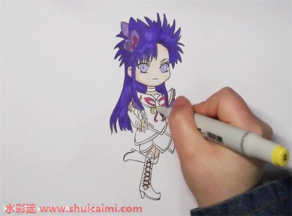 黑魔仙小月怎么画 黑魔仙小月简笔画步骤图