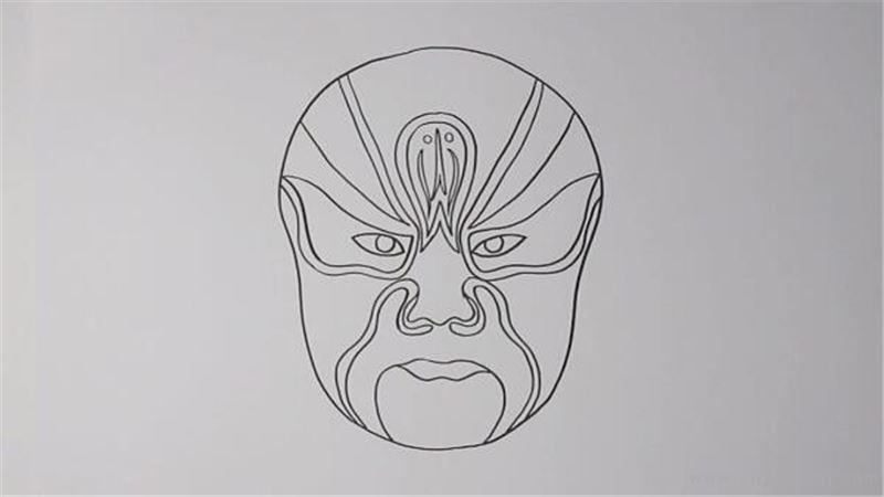 脸谱简笔画怎么画 脸谱简笔画画法