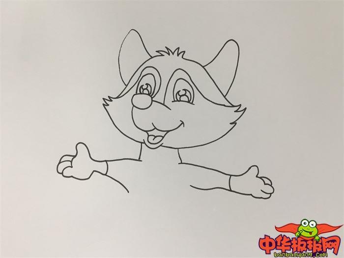 超萌小狐狸彩色怎么画 超萌小狐狸彩色简笔画彩色