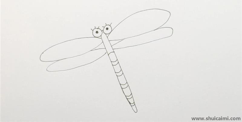蜻蜓儿童简笔画怎么画 蜻蜓儿童画步骤